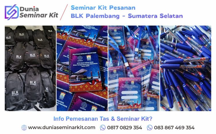 Paket Tas Seminar Kit Pesanan BLK Palembang Sumatera Selatan