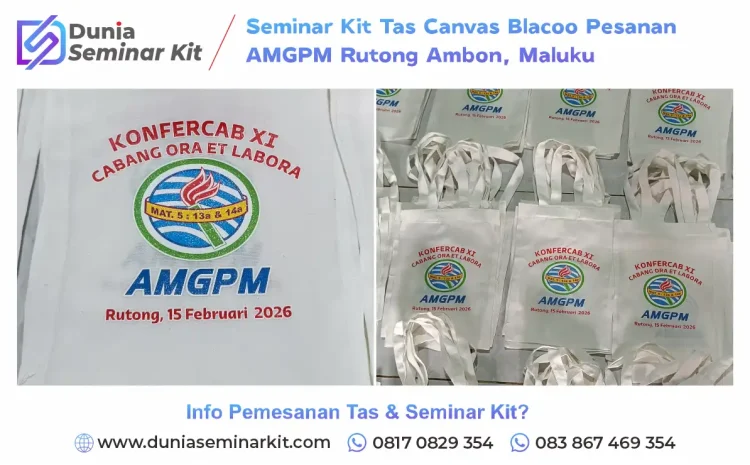 Tas Seminar Kit Totebag Pesanan AMGPM Rutong, Ambon